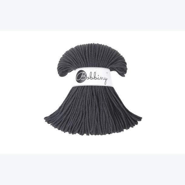 Bobbiny Junior 3mm, Charcoal