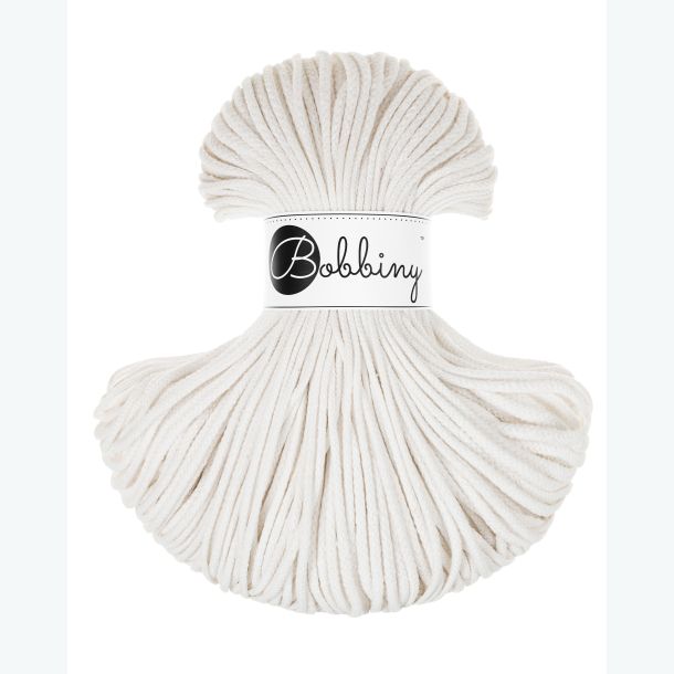 Bobbiny Junior 3mm, Off-White