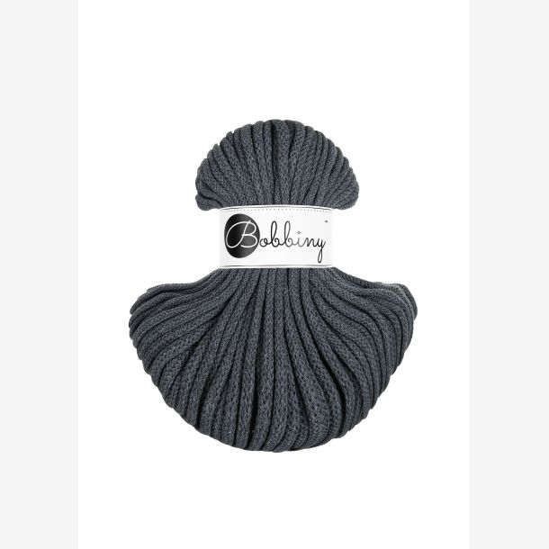 Bobbiny Premium 5 mm, Charcoal