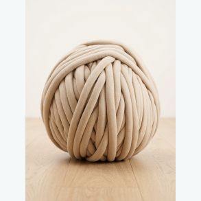 Tubegarn Beige 3 cm, 0.5kg