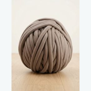 Tubegarn Taupe 3 cm, 0.5 kg