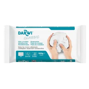 Darwi Classic Luftt�rkende leire Hvit � 500g