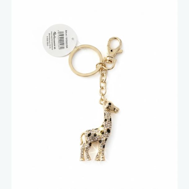 Veskepynt/n�kkelring - Sjiraff